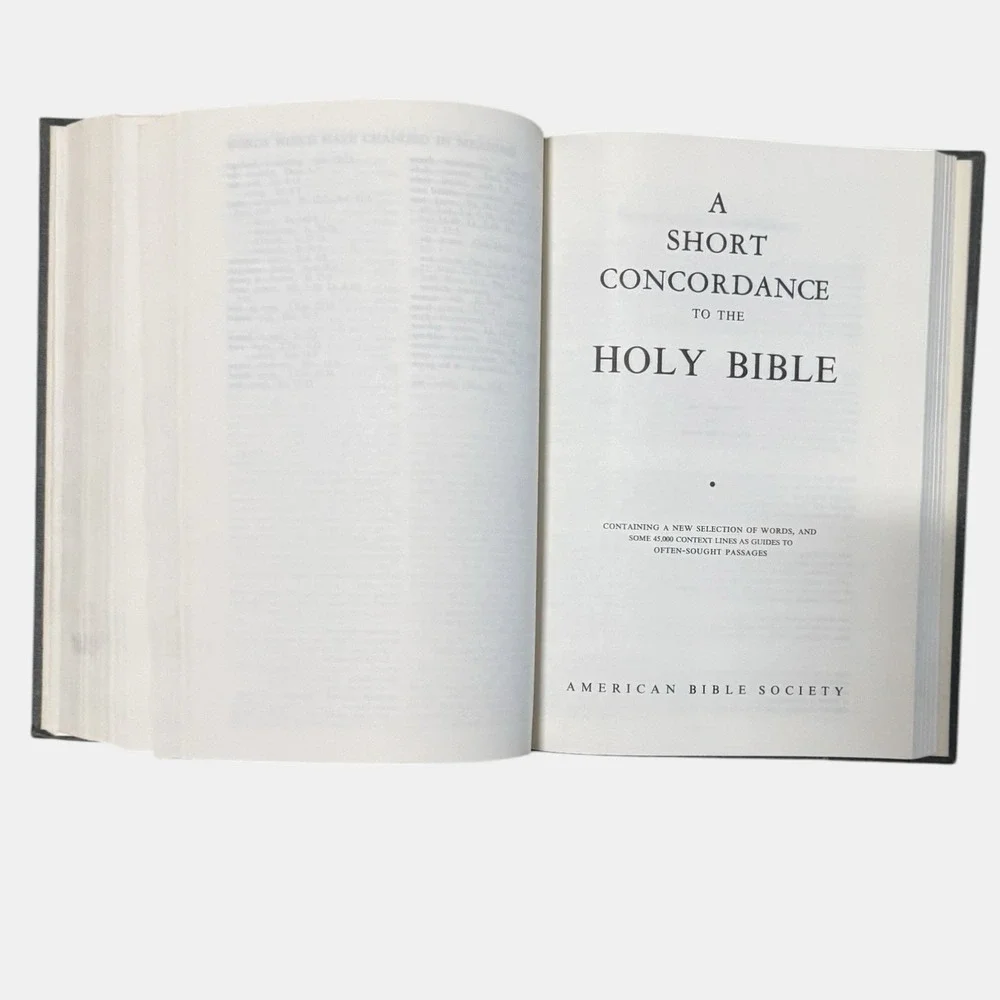 1979 Concordance to the Holy Bible KJV American Bible Society VTG